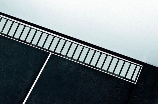 Душевой лоток Tece Linus 70 15100079решеткой straight Хром схема 2