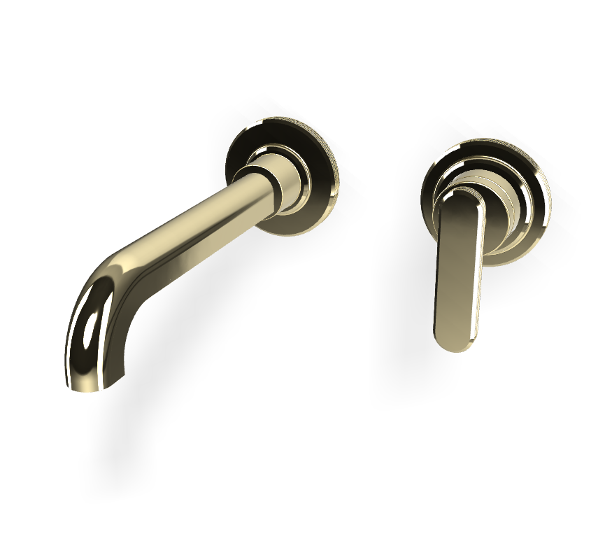 Однорычажный смеситель Fima - Carlo Frattini Park Lane настенный для раковины F1301WLX9 ФОТО