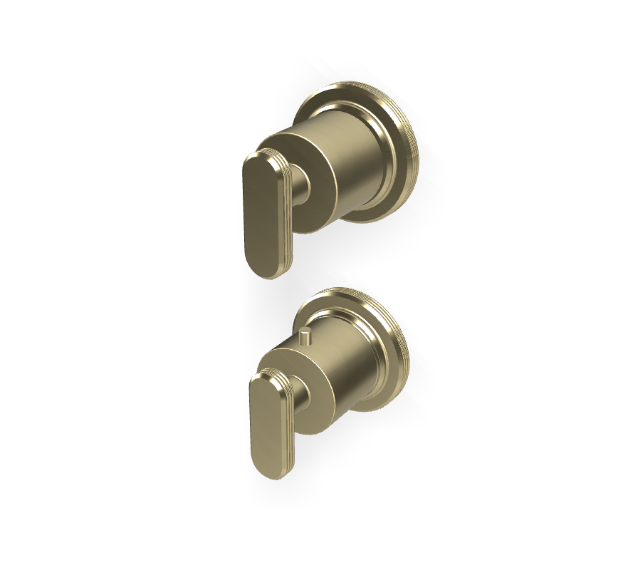 Однорычажный термостатический смеситель Fima - Carlo Frattini Park Lane встраиваемый для душа F1333N7 ФОТО