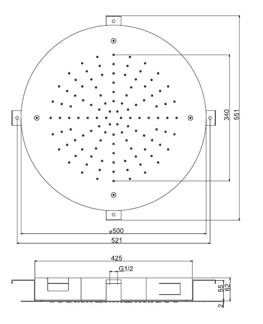 Изображение Тропический душ Fima - carlo frattini Wellness F2426 50х50