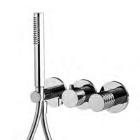 Стильный итальянский смеситель c душем Fima carlo frattini Spillo Tech F3049TWX8 схема 1