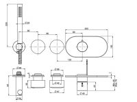 Fima carlo frattini So смеситель для ванны/душа F3178X2 схема 2 Fima carlo frattini So смеситель для ванны/душа F3178X2 схема 2