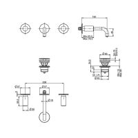 Fima carlo frattini So смеситель для раковины F3191/5 схема 2