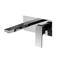 Смеситель с донным клапаном и длинным изливом для раковины Fima carlo frattini Fit F3391X5 схема 1