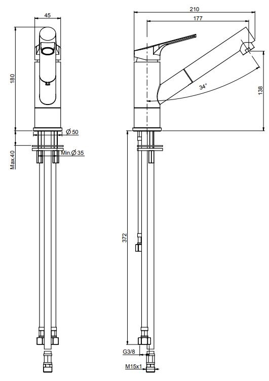 Изображение Fima carlo frattini Kitchen смеситель для кухни F3768