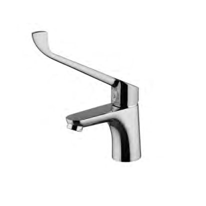 Смеситель на раковину хирургический Fima carlo frattini Collettivita F3831/LC хром схема 2 Смеситель на раковину хирургический Fima carlo frattini Collettivita F3831/LC хром схема 2