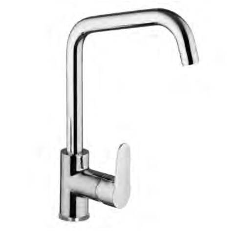 Смеситель с поворотным изливом Fima carlo frattini Serie 22 Kitchen F3837/1R для кухонной мойки