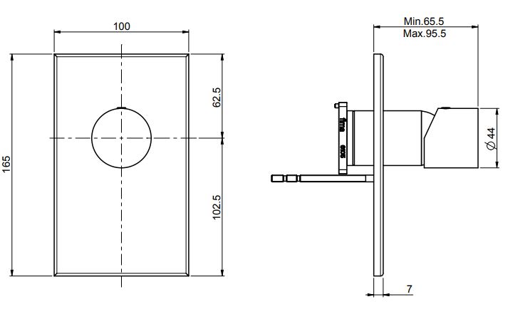 Fima carlo frattini Fluid смеситель для душа F3859X1