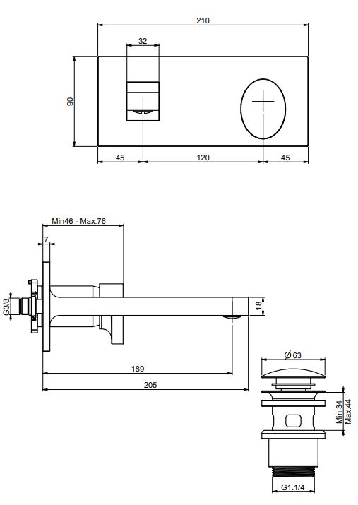 Fima carlo frattini Next смеситель для раковины F3951LX5