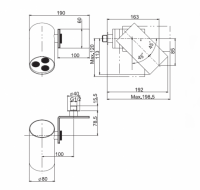 Верхний душ Fima - carlo frattini O3 F5914 схема 2