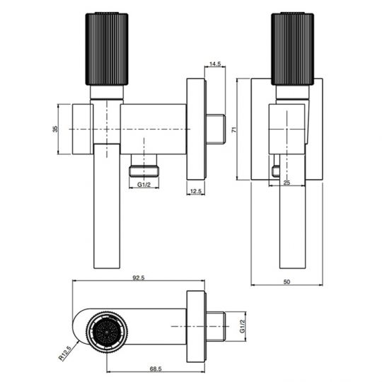 Душевой комплект  Fima Сarlo frattini Switch ON F5975 схема 4
