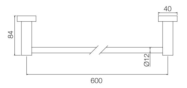 Fima - carlo frattini Spillo Tech полотенцедержатель F6000T/60 ФОТО