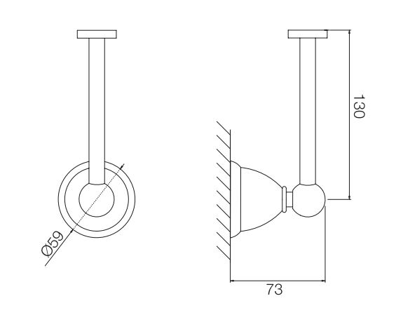Fima - carlo frattini Style держатель для туалетной бумаги F6045/1 ФОТО