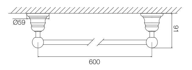Изображение Fima - carlo frattini Victory полотенцедержатель F6060/60