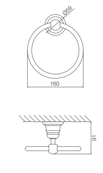 Изображение Fima - carlo frattini Victory вешалка в ванную F6062/1