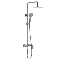 AQ2140BGM БЕТТА душевая система (смеситель для ванны) 220мм, оружейная сталь