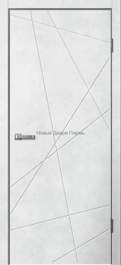 Межкомнатная дверь LINE — Бетон светлый