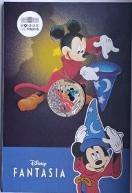 85 лет со дня выхода мультфильма "Микки-Маус. Фантазия " 10 евро Франция 2025