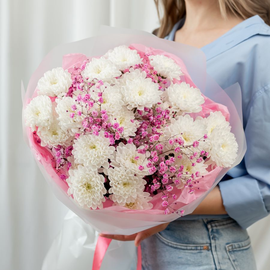 Букет "Розовый кварц"