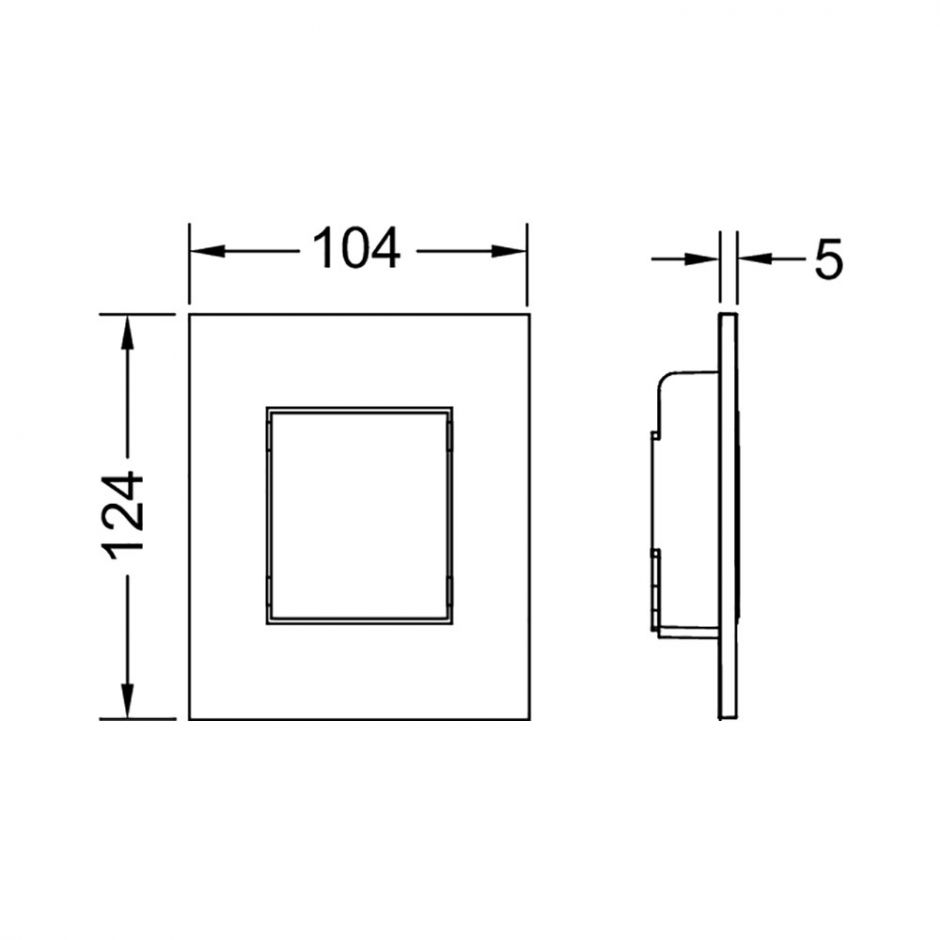Панель смыва с клавишей TECE TECEnow Urinal 92424 ФОТО