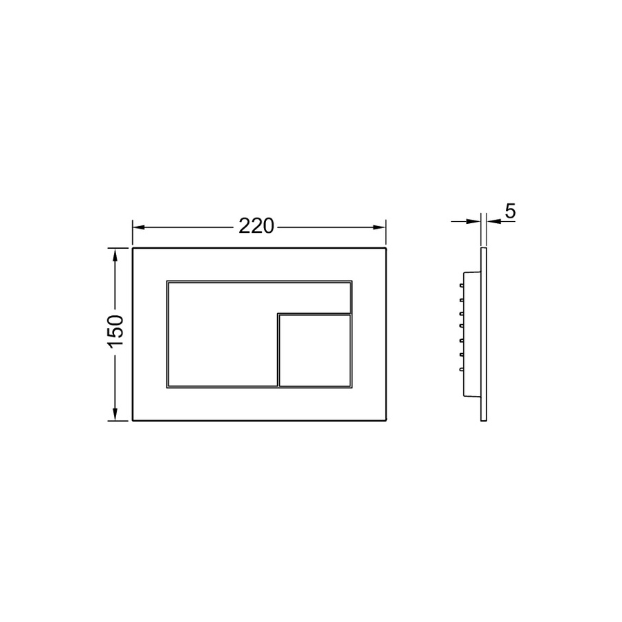 Кнопка смыва TECE TECEvelvet 924073 ФОТО