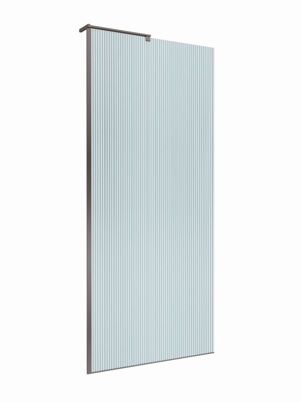 Душевая перегородка BelBagno UNO-L-1-TB-90-FL-GM 90x200