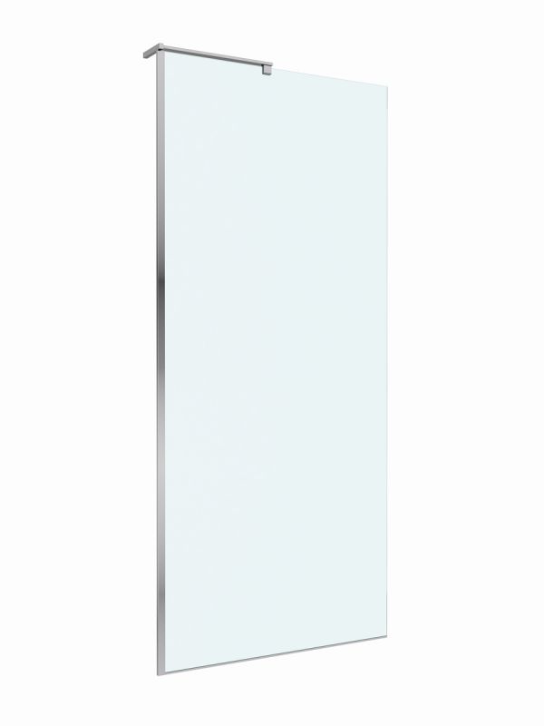 Душевая перегородка BelBagno UNO-L-1-TB-90-C-Cr 90x200