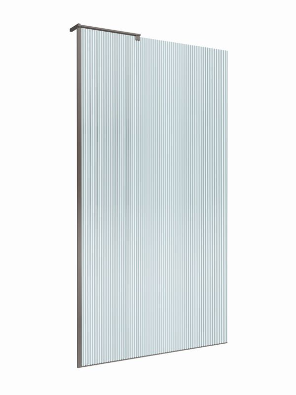 Душевая перегородка BelBagno UNO-L-1-TB-100-FL-GM 100x200