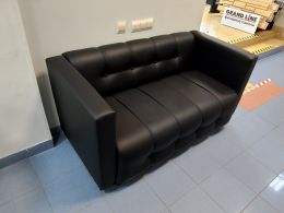 Диван Босс 155см черный матовый (ш1550*г750*в750мм)