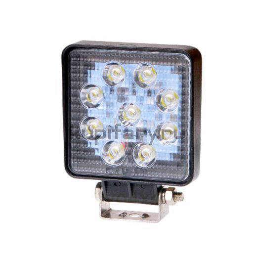 Светодиодная фара 27 Ватт ближнего света квадратная 35мм FR2327