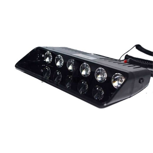 Панель-вспышка под лобовое стекло стробоскоп 3W красный/синий свет 12 Вольт ST2007