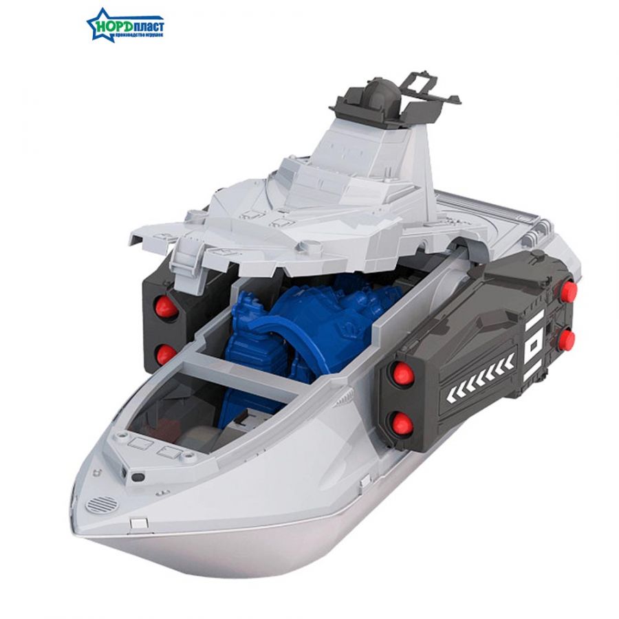Катер с ракетными установками (в инд.коробке)