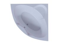 Акриловая ванна Aquatek Поларис-2 155x155 угловая, универсальная, с каркасом и экраном, без гидромассажа