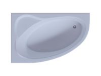 Акриловая ванна Aquatek Фиджи 170x110 асимметричная, левая, с каркасом и экраном, без гидромассажа