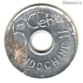 Фр. Индокитай 5 сантимов 1943