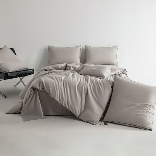 Комплект постельного белья Однотонный Сатин Элитный OCE002