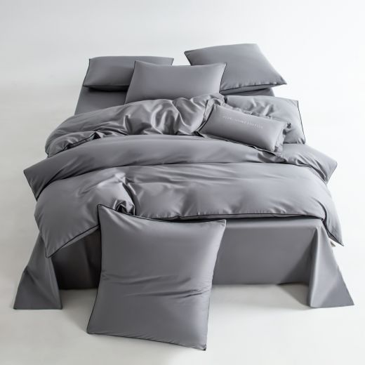 Комплект постельного белья Однотонный Сатин Элитный OCE014