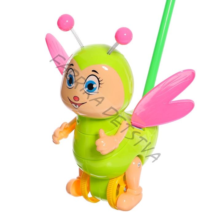 Каталка «Забавная бабочка», цвета МИКС