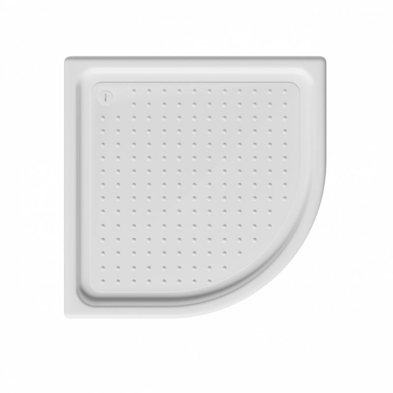 Душевой поддон ABBER AD3A100 100х100 четверть круга, акриловый, белый