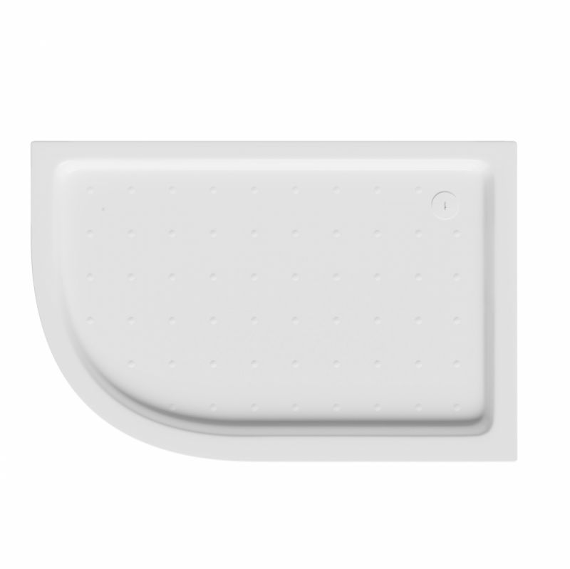 Душевой поддон ABBER AD3E109 R 100х90 асимметричный, акриловый, белый