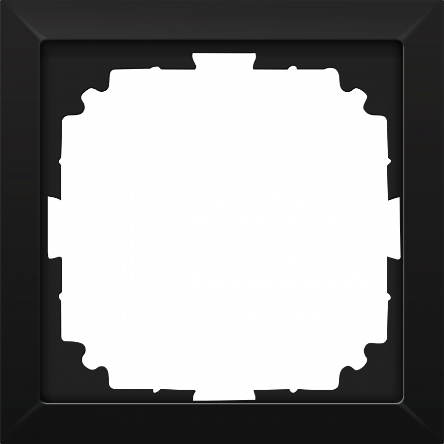 Рамка промежуточная для монтажа устройств 55х55, матовый карбон, серия R98