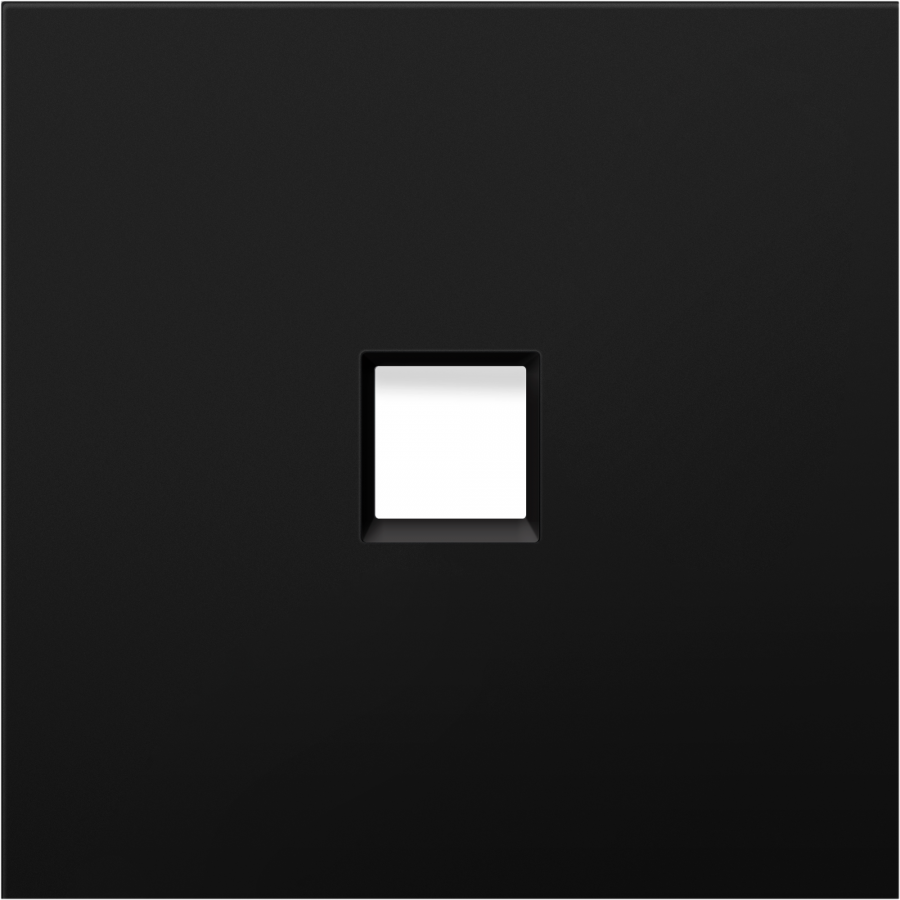 Накладка для розетки RJ45, 1-я, матовый карбон, серия R98