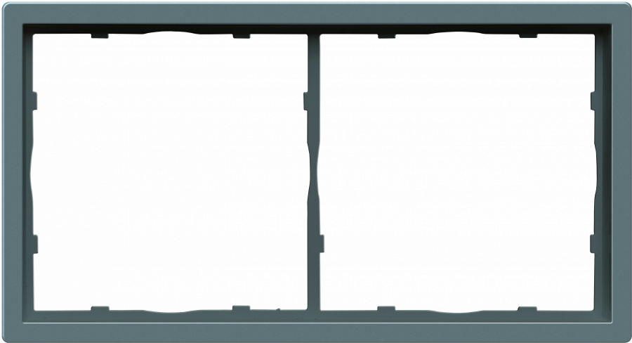 Рамка 2-я, матовый изумруд, серия R98