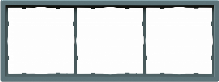 Рамка 3-я, матовый изумруд, серия R98