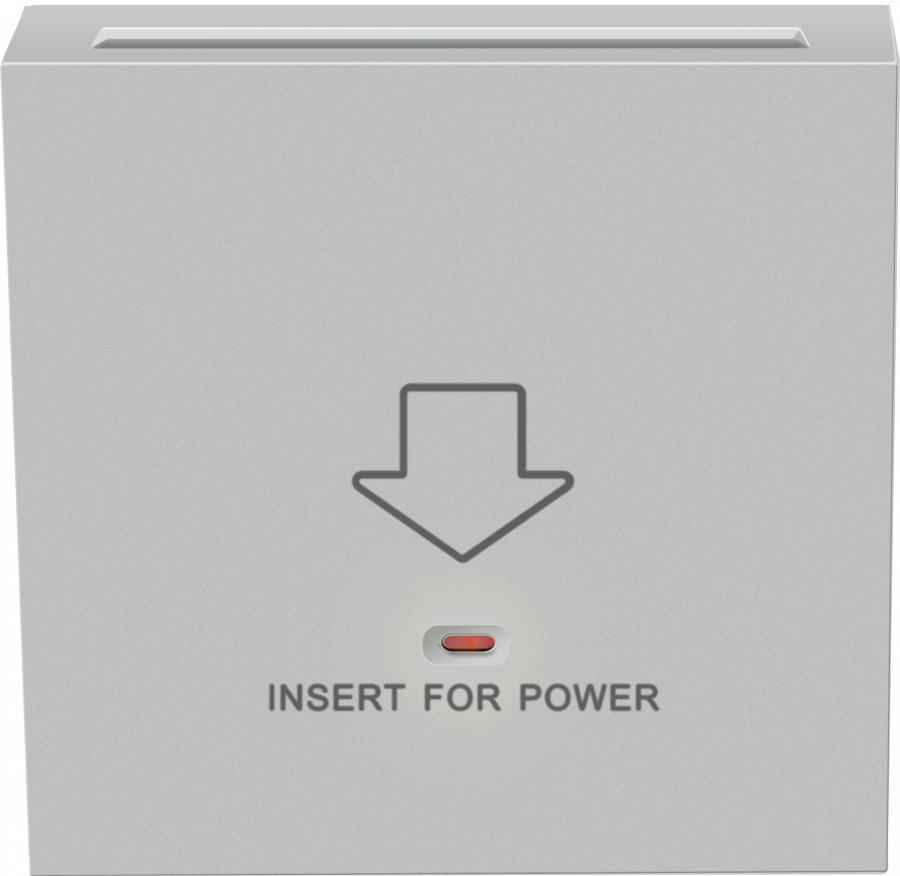 Накладка для карточного выключателя, матовый серый, серия R98