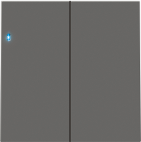 Клавиша 2-я с подсветкой, матовый шоколад, серия R98