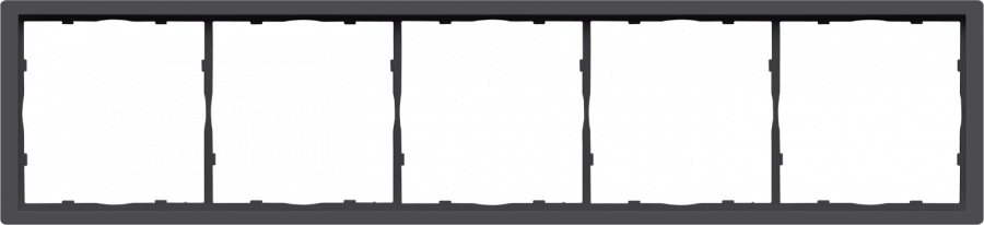 Рамка 5-я, черный, серия R98