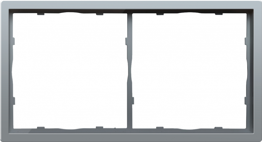 Рамка 2-я, алюминий, серия R98