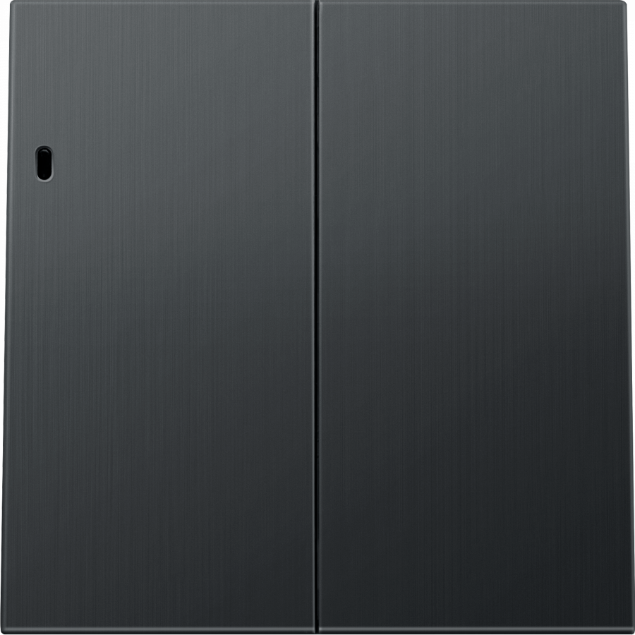 Клавиша 2-я с подсветкой, вороненая сталь, серия R98 METAL