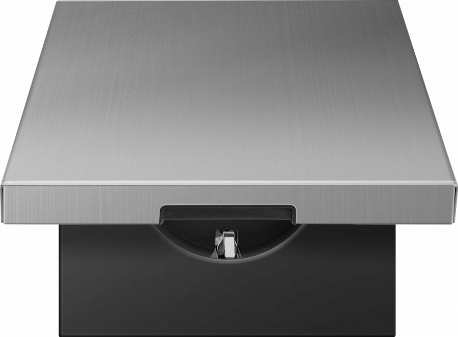 Накладка для розетки Schuko с заземлением, с крышкой, 16A 250 В~, никель, серия R98 METAL